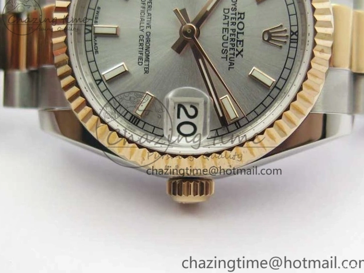 NH05A Dial Edition RG on 31mm Markers SEIKO Best GSF President Silver SS Stick Bracelet 178274 Datejust SS RG 0514